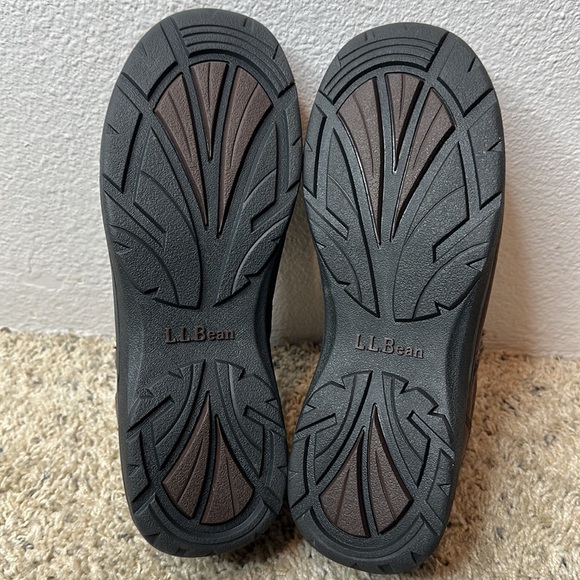 L.L. Bean Women's US Size 9.5 Waterproof Mocs Slip On Leather Rain Leather - Picture 11 of 13